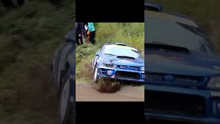 Subaru WRC car still finished the race Subie power baby How cool is that [upl. by Yzmar]