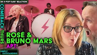 ROSÉ amp Bruno Mars  APT  UK KPop Fans Reaction [upl. by Fagen]