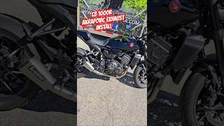 CB1000R Akrapovic Exhaust Install BEFORE AND AFTER 😮 mooremafia [upl. by Obel]