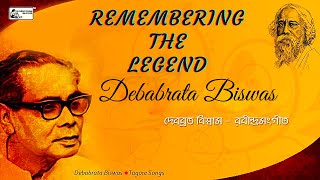 Remembering The Legend  Debabrata Biswas Rabindrasangeet  Tomar Kachhe E Bar Magi [upl. by Akibma67]