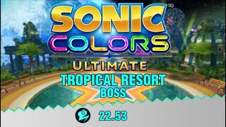 Sonic Colors Ultimate PC Tropical Resort Boss 2253 [upl. by Velasco]