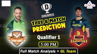 Abu Dhabi T10 League 2024  Morrisville Samp A vs Deccan G MSA vs DEG  Qualifier 1 Match Prediction [upl. by Ylle]