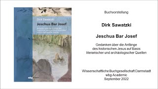 Buchvorstellung quotJeschua Bar Josefquot mit dem Autor Dirk Sawatzki [upl. by Lucilla]