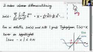 Rekker 26  Taylorpolynom [upl. by Ecnar]