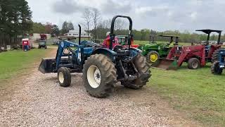 Lot 445 New Holland with Loader Forward [upl. by Schapira]