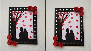 Beautiful handmade gift ideas for valentine day  Anniversery gifts  Love couple wall hanging [upl. by Dominga420]