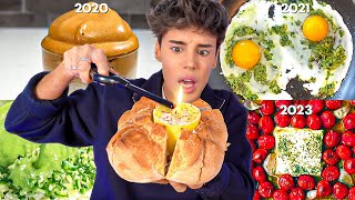 I Tried Every Single TikTok Food Trend From 2020 To 2024 [upl. by Krein]