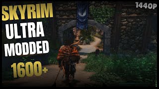 Next gen ULTRA Modded SKYRIM over 1600 mods Gate To Sovngarde [upl. by Rovit]