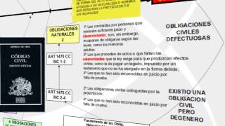 OBLIGACIONES NATURALES DERECHO CIVIL CHILENO APUNTES DE DERECHO CIVIL [upl. by Amias]