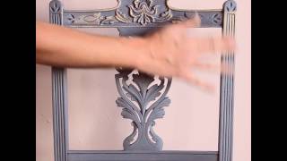 Quick Annie Sloan Gilding Wax tutorial [upl. by Tnomyar]