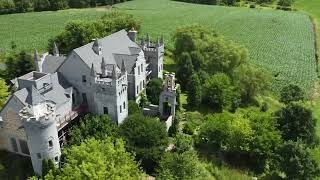 RavenStone Castle  Harvard IL  Drone Footage 7524 [upl. by Sudoeht]