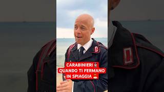 CARABINIERI👮🏻‍♂️ Quando Ti Fermano IN SPIAGGIA 🏝️  iPantellas [upl. by Colier]