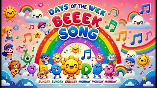 Days of the Week Song for Toddlers  Fun amp Easy Learning with Monday to Sunday Rhyme [upl. by Aihsyn702]