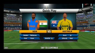 2nd T20 India Vs Australia Full Match Highlights World Cricket Championship 2 Gameplay [upl. by Essiralc]