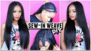 How to Do a SewIn Weave from Start to Finish Grace Hair Aliexpress [upl. by Nelyahs661]