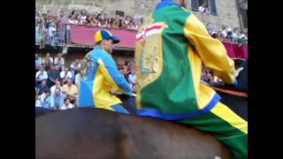 Palio 2008 16Aug At Piazza del Campo Siena Italy [upl. by Buote442]