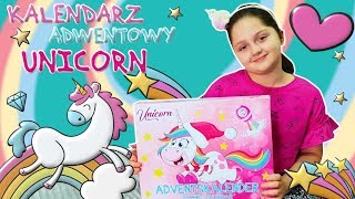 OTWIERAM CAŁY KALENDARZ ADWENTOWY 🦄 UNICORN [upl. by Stilu]