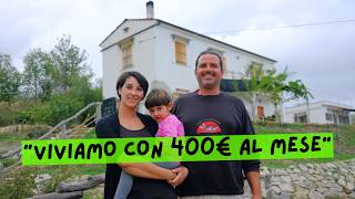 La famiglia che vive in autosufficienza con 400€ al mese [upl. by Slavin]