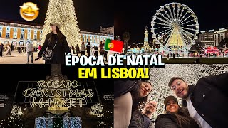 ÉPOCA DE NATAL COM MEUS PAIS 🇵🇹 cidade decorada mercados de natal amp alguns dias comigo [upl. by Betsy264]