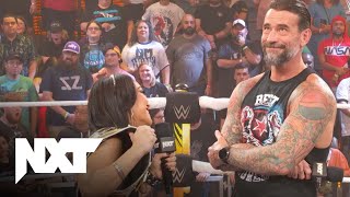 CM Punk Visits NXT Gets Interrupted by Roxanne Perez  WWE NXT Highlights 91724  WWE on USA [upl. by Godewyn910]