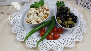 Eingelegte Oliven und Schafskäse I Marineli zeytin ve beyazpeynir [upl. by Menard594]