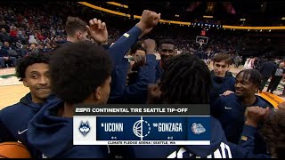 UConn Mens Basketball Highlights v Gonzaga 12152023 [upl. by Thay]