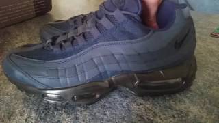 Nike Air Max 95 fake replicas Obsidian Blue DHGATE Unboxing [upl. by Nilre]