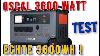 🔋⚡OSCAL PowerMax 3600 Powerstation Test Solaranlage mit Speicher Balkonkraftwerk [upl. by Merchant]