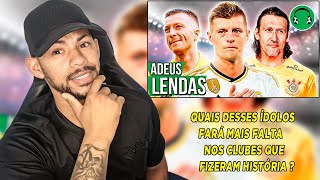 ♫ ADEUS LENDAS pt2 Kroos Cássio Reus Ibra  Paródia Hear Me Now  REACT [upl. by Odrautse]