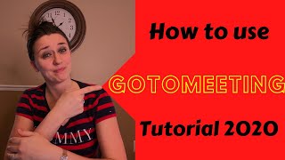 GoToMeeting Gotomeeting Tutorial Video Conferencing 2020 [upl. by Nadnarb]