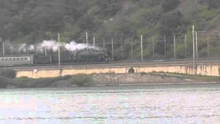 locomotive 241 P 17 au défilé de DONZERE  2 octobre 2015 17h48 [upl. by Kaia766]