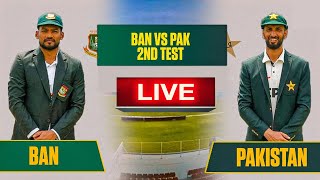 T Score  Pakistan vs Bangladesh 2nd Test  Live Analysis Prediction Cricket Score Commentary [upl. by Enyrhtak]