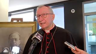 Intervista al cardinale Pietro Parolin Segretario di Stato Vaticano [upl. by Skell]