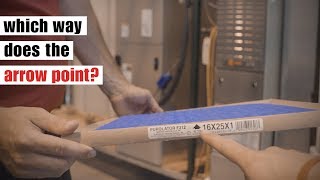 How to Determine Correct Furnace Filter Direction [upl. by Munro]