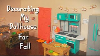 Cleaning and Decorating My Dollhouse for Fall [upl. by Lleuqar]