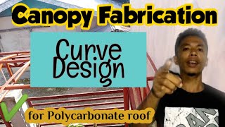 Canopy Fabrication  Curve Design  Process  diy  canopy design  canopy ideas  fabrication [upl. by Anyzratak]