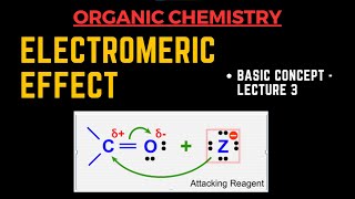 Electromeric Effect  Basic Concept Lecture 3  Organic Chemistry By Muneeb [upl. by Chivers728]