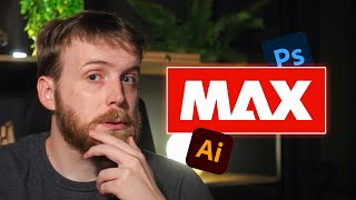 Adobe MAX  Reagindo as novidades de inteligência artificial do Illustrator e Photoshop [upl. by Ettenor567]