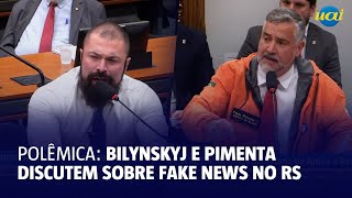 Bilynskyj e Pimenta discutem sobre fake news no RS [upl. by Sivat]