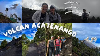 Subiendo el VOLCAN ACATENANGO en GUATEMALA [upl. by Amilas]