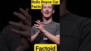 Rolls Royce Car Facts shorts [upl. by Yorgerg]