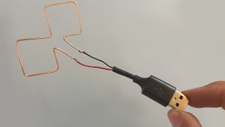 Powerful Antenna From USB Cable  Antenna booster [upl. by Sophronia439]