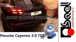 Kufatec sound booster Extended Porsche Cayenne diesel  Sael snc [upl. by Haleemaj83]