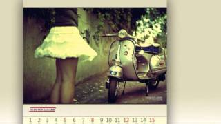 Vespa Calendar 2012 [upl. by Morton]