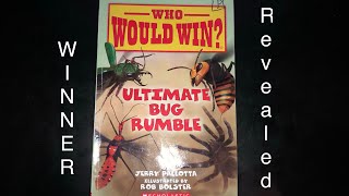 Who Would Win Ultimate Bug Rumble WINNER REVEALED Every Page shown [upl. by Neeli]