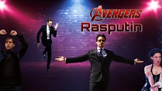 Avengers Cast Dancingrasputin [upl. by Nreval]