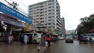 Cycle Riding in Savar Thana Road  Enam Medical to Nama Bazaar [upl. by Htepsle]