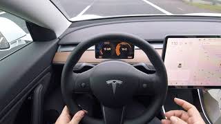 Tesla Model 3 LR  Display amp Infos [upl. by Xever]