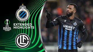 Club Brugge vs Lugano Extended Highlights  UECL Group Stag MD 4  CBS Sports Golazo [upl. by Oneill287]