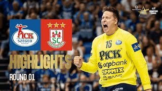 OTP Bank  PICK Szeged 🆚 SC Magdeburg  Round 01  Machineseeker EHF Champions League 202425 [upl. by Shultz701]